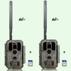 2-Pack Blazevideo 390GA 4G LTE Cellular Trail Camera 48MP 1296P Night Vision Motion Activated No Glow Waterproof